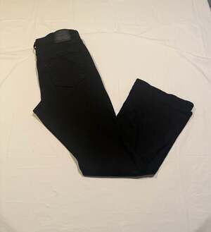 Levi's 726 High Rise Flare Black Stretch Jeans